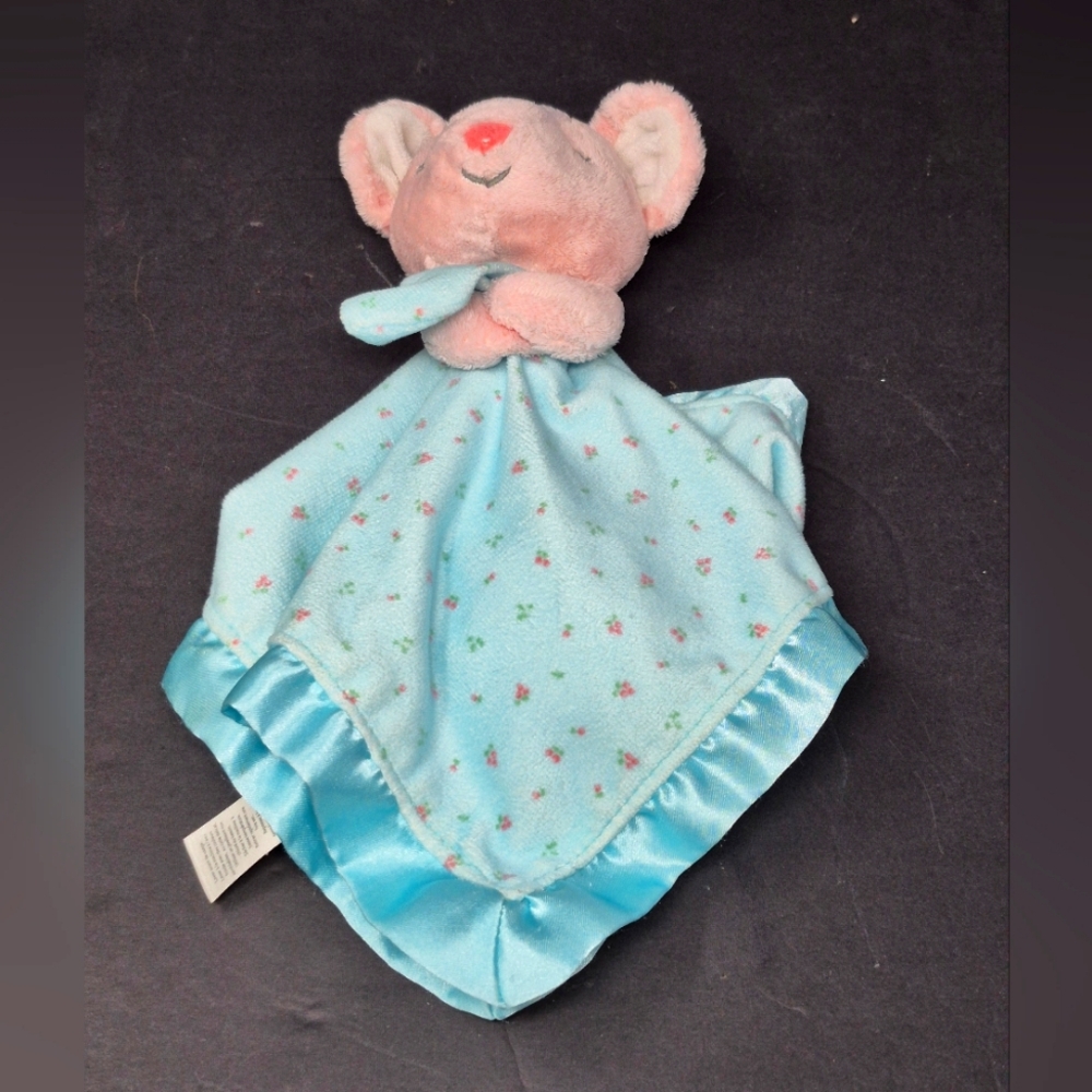 Carters Brand Light Pink Mouse Lovey Security Blanket